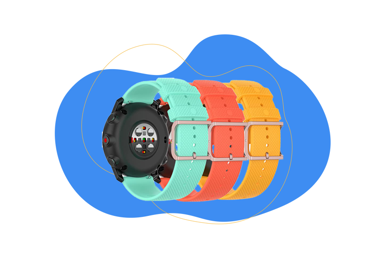 Verschiedene Armbänder für beste Polar Smartwatches